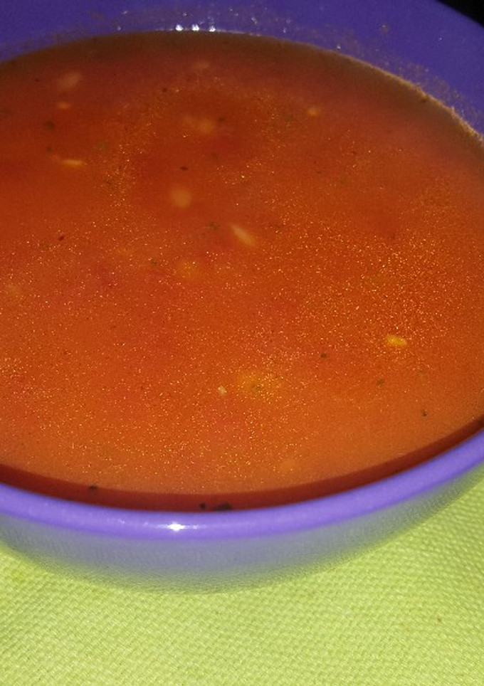 Una foto de Sopa de tomate turca
