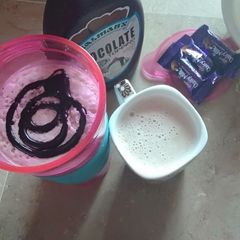 A picture of Chocolate milk shake.