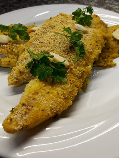 Una foto de Filetes de abadejo al horno