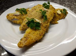 Una foto de Filetes de abadejo al horno