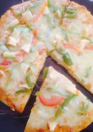 A picture of Garden pizza.