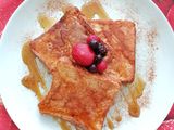 Pan francés con frutos rojos