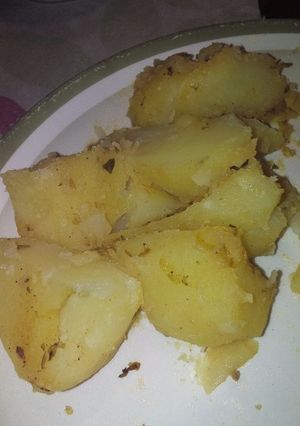 Una foto de Papas a la cacerola