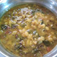 Palak wali daal A picture of Palak wali daal.