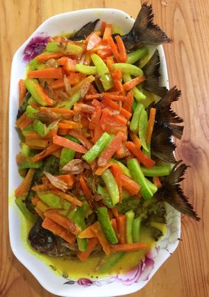Foto resep Ikan bawal acar kuning