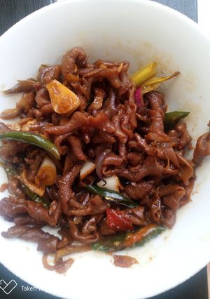 Foto resep Usus bacem cabai hijau