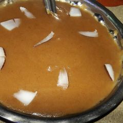 A picture of Besan pudding (Halwa).