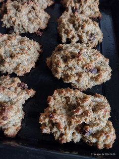 Una foto de Galletas de Avena y Maní. -Sin harina de trigo 🌾