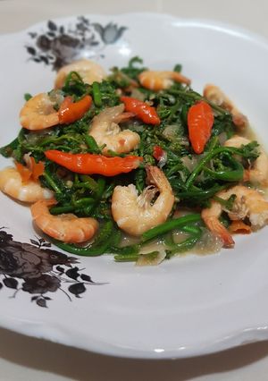 Foto resep Tumis pakis terasi