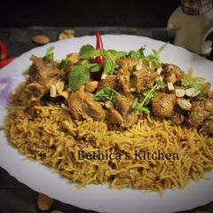 A picture of Arabic Lamb Kabsa.