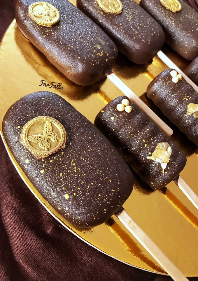 صورة لوصفة كيك بوبس بالشوكولاتة 🤎🍫 Chocolate Cakesicles