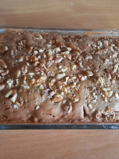 Una foto de Cake de chocolate y nueces