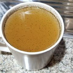 A picture of Cucumber orange water.