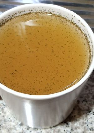 A picture of Cucumber orange water.