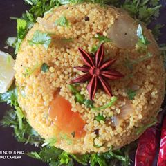 Fox millet pulao A picture of Fox millet pulao.