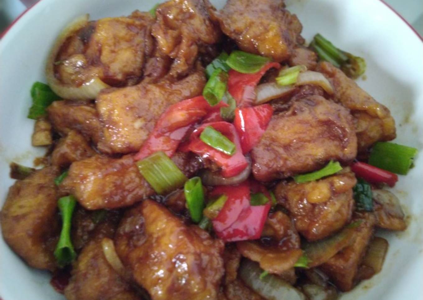 Tahu teriyaki