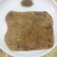 A picture of Caramelised peanut paratha.