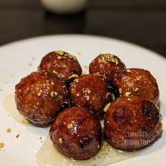 A picture of Sweet Potato Gulab Jamun.