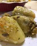 Перці, фаршировані картоплею з грибами