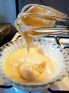 Una foto de Crema pastelera en Microondas