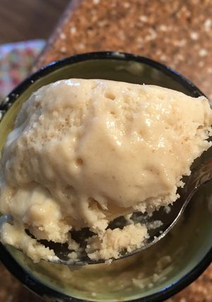 A picture of White Chocolate Macadamia Nut Mug Cake.