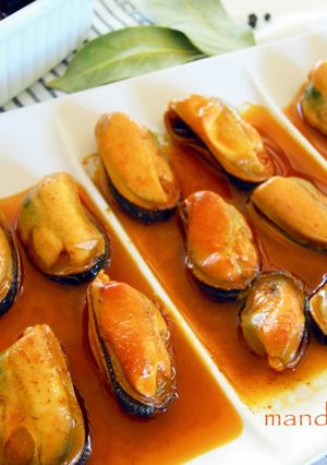 Una foto de Mejillones en escabeche