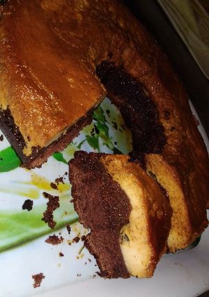 Una foto de Chocoflan o torta imposible