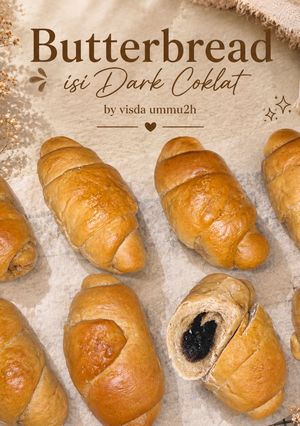 Foto resep Butterbread isi Dark Cokelat
