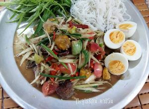 รูปของ ส้มตำ..ตำปูปลาร้า