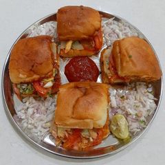 A picture of Masala Pav Sandwich.