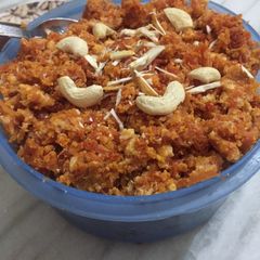 A picture of Gajar ka halwa.