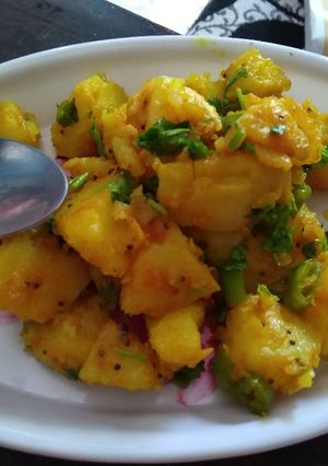 A picture of Vrat ke aloo.