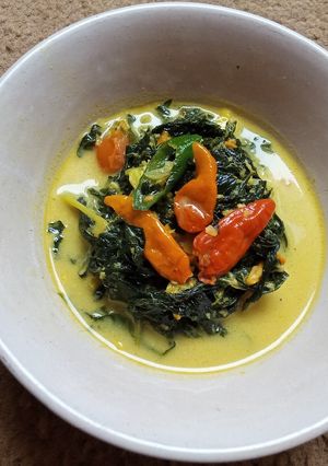 Foto resep Daun singkong kari