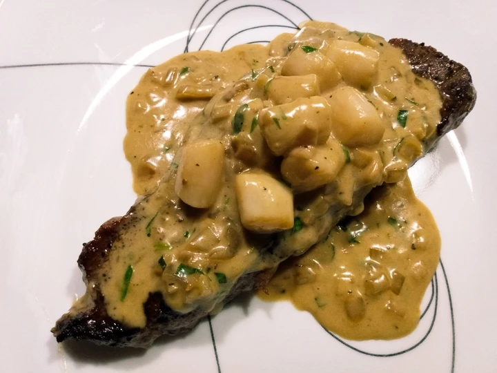 Easy Way Make Recipe Steak, scallops, and cream that is So Delicious, Appealing}