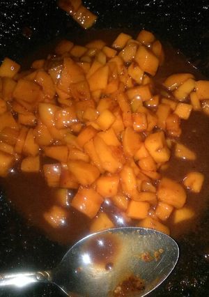 Foto resep Rujak potong mangga golek