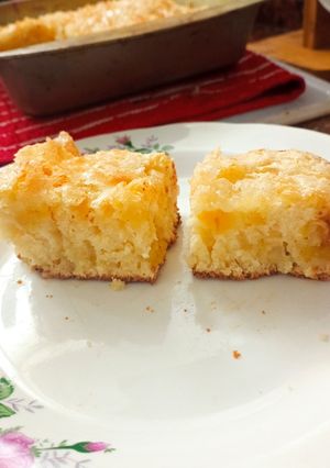 Una foto de Torta de manzana liviana ideal para la merienda o el desayuno