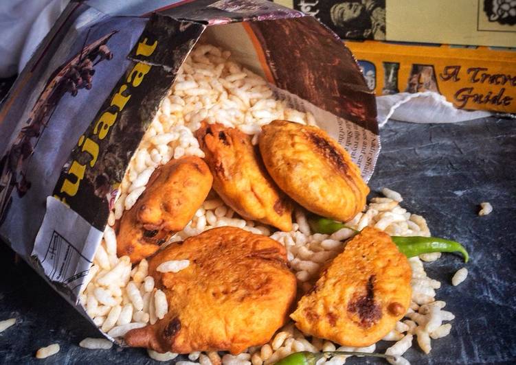 Aloo chop Muri,Kolkata street food