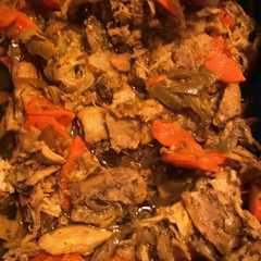 A picture of Gallina al escabeche.