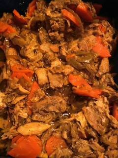 Una foto de Gallina al escabeche