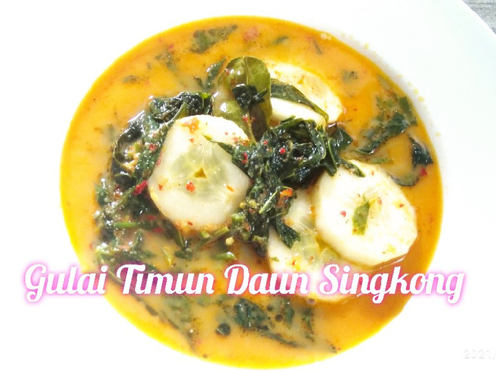 Resep Gulai Timun Daun Singkong, Lezat Sekali