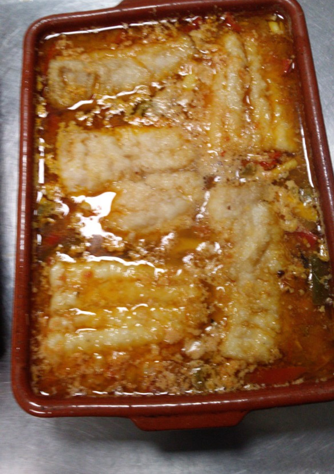 Una foto de Zarzuela de merluza