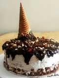 Mix fruit chocolate cake