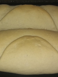 Una foto de Pan casero relleno