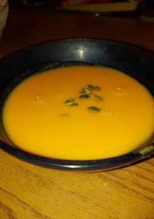 Sütőtök krémleves recept fotója