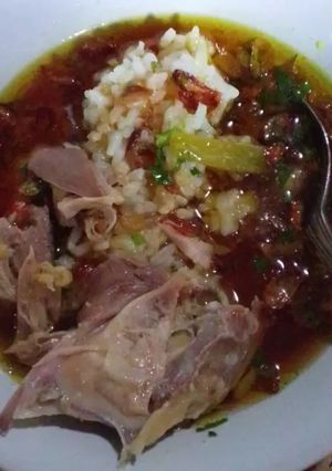 Foto resep Nasi Ayam Kuah