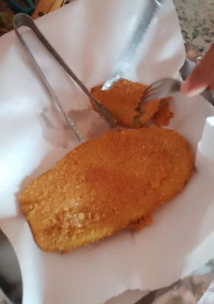 Una foto de Milanesas de berenjena