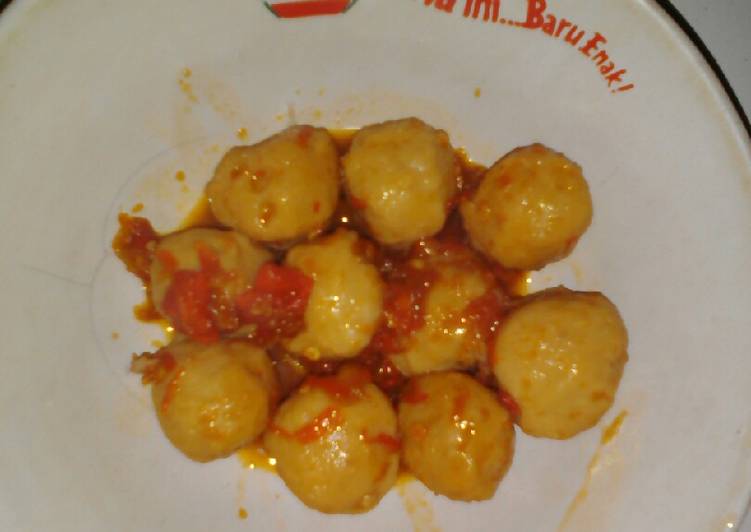 Balado bakso