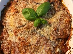 Una foto de Parmigiana de berenjena