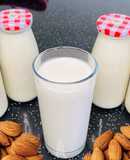 นมอัลมอนด์ ช่วยลดน้ำหนัก ทำง่ายไม่ต้องต้ม Almond Milk (Plant Based/Vegan)