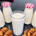 นมอัลมอนด์ ช่วยลดน้ำหนัก ทำง่ายไม่ต้องต้ม Almond Milk (Plant Based/Vegan)